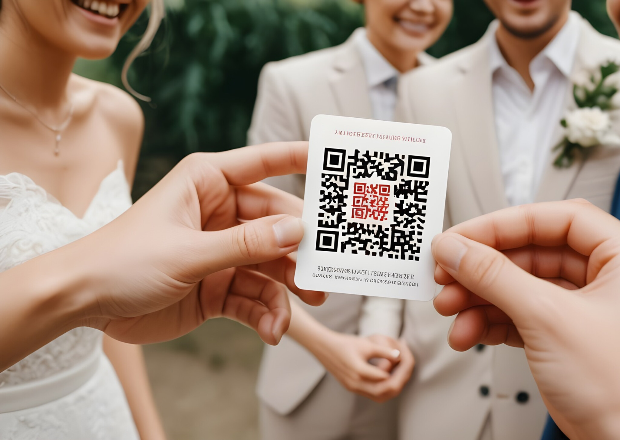 Fotografie se přidávají pomocí QR kódu