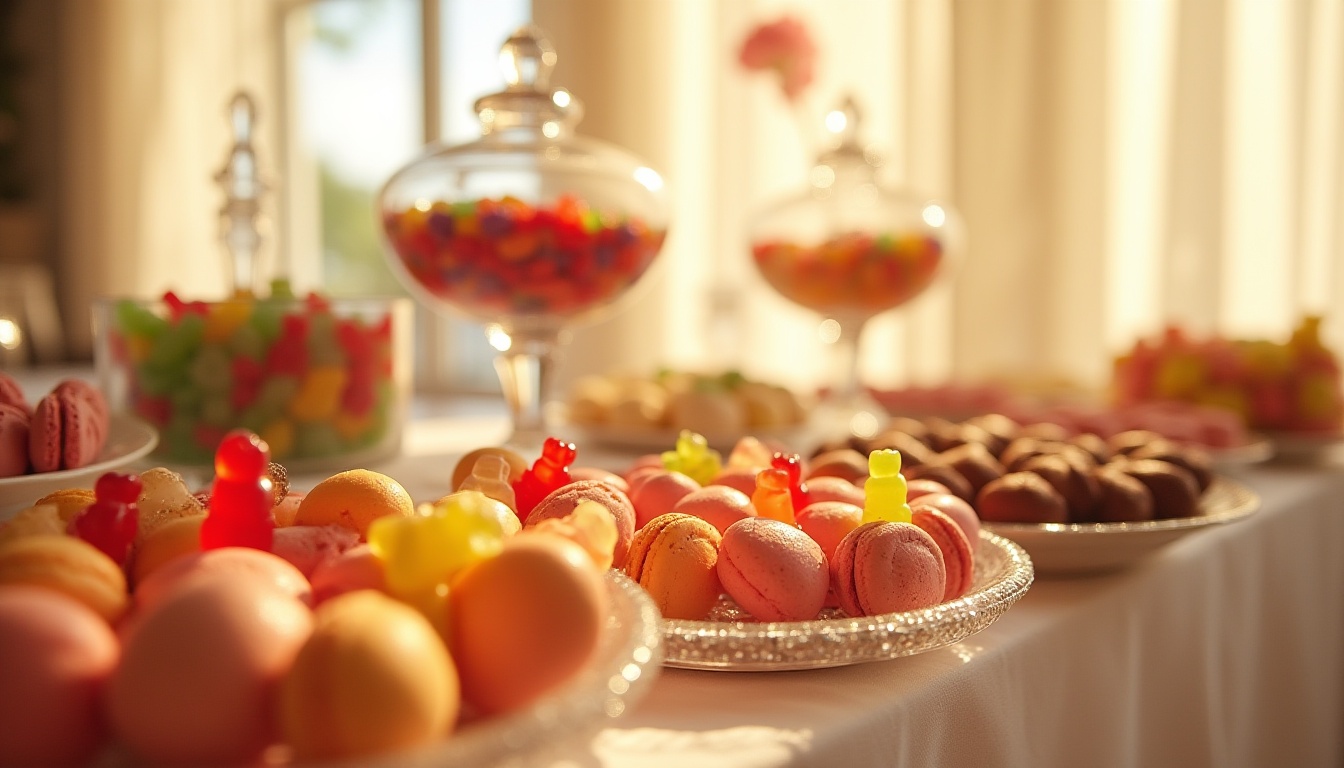 Candy Bar na svadbu: Vytvorte nezabudnuteľný sladký zážitok