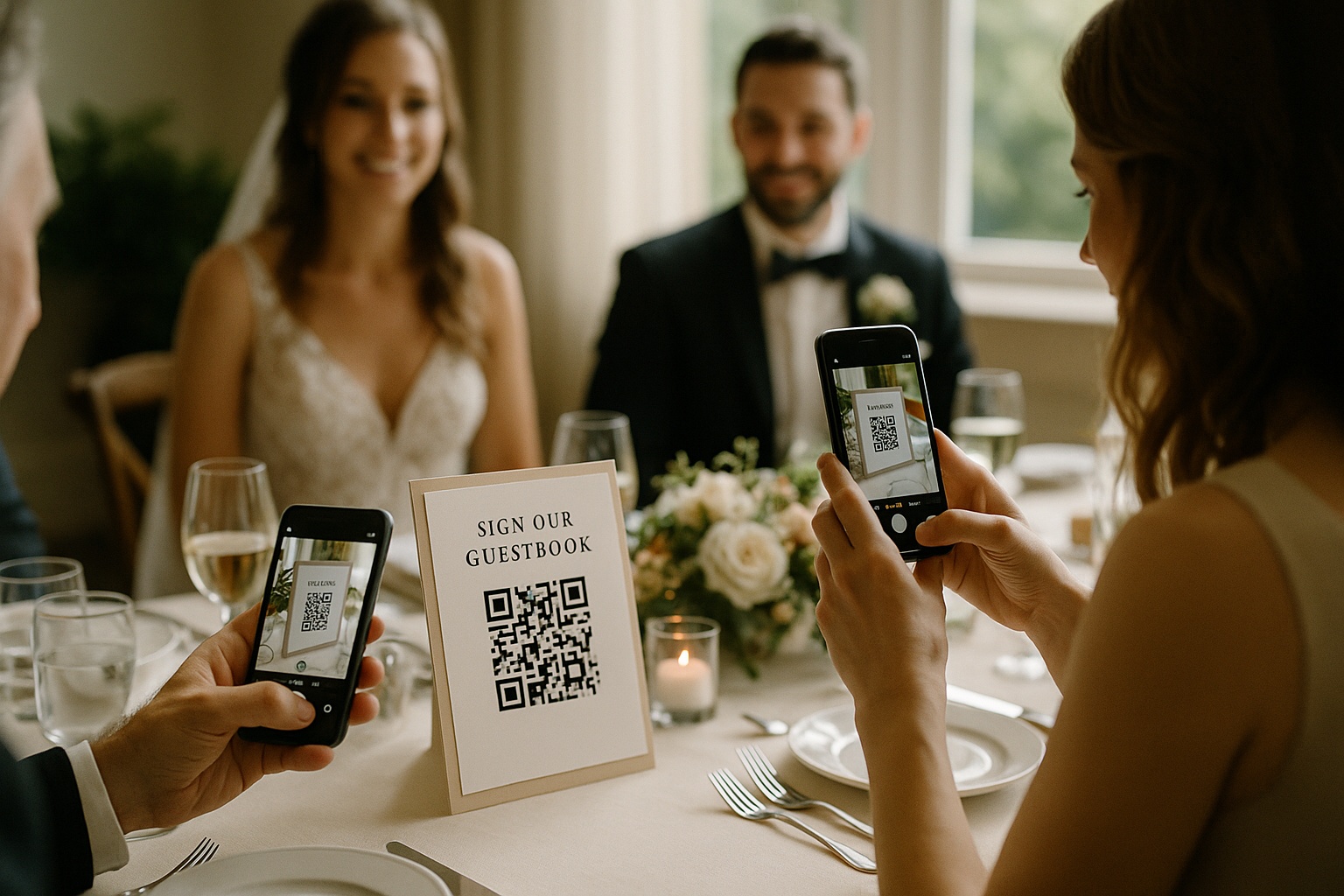 qr kod na svadobne fotky